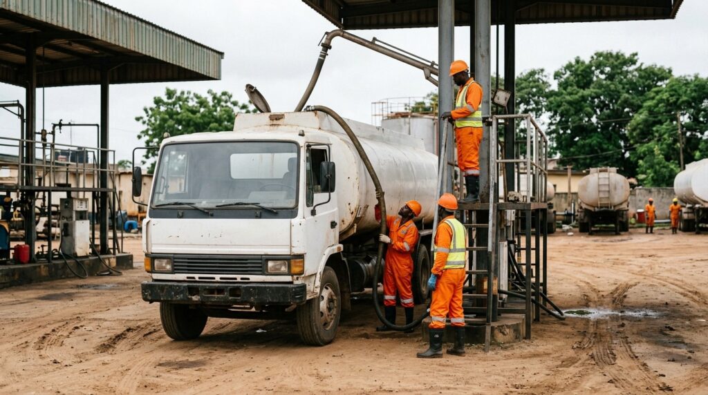Petroleum Equalisation Fund supporting petroleum distribution and fuel transportation operations at an industrial facility.
