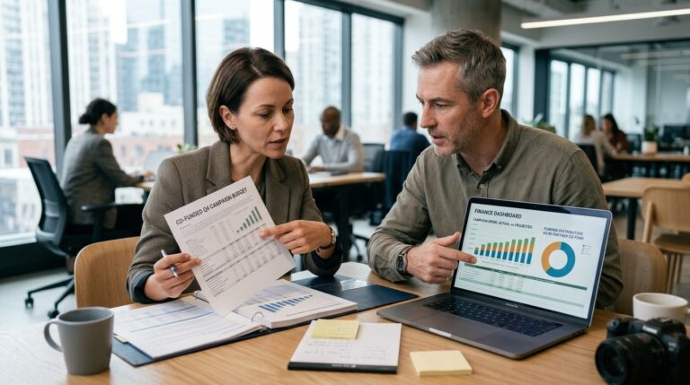 Market Development Funds helping channel partners plan and manage a co-funded marketing campaign with budgets and performance charts.
